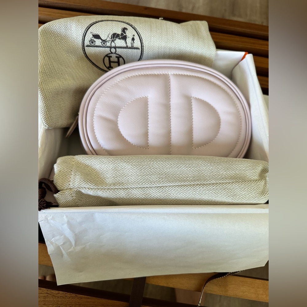 Hermes In the Loop belt bag- Mauve Pale
